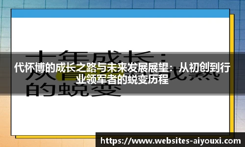 代怀博的成长之路与未来发展展望：从初创到行业领军者的蜕变历程
